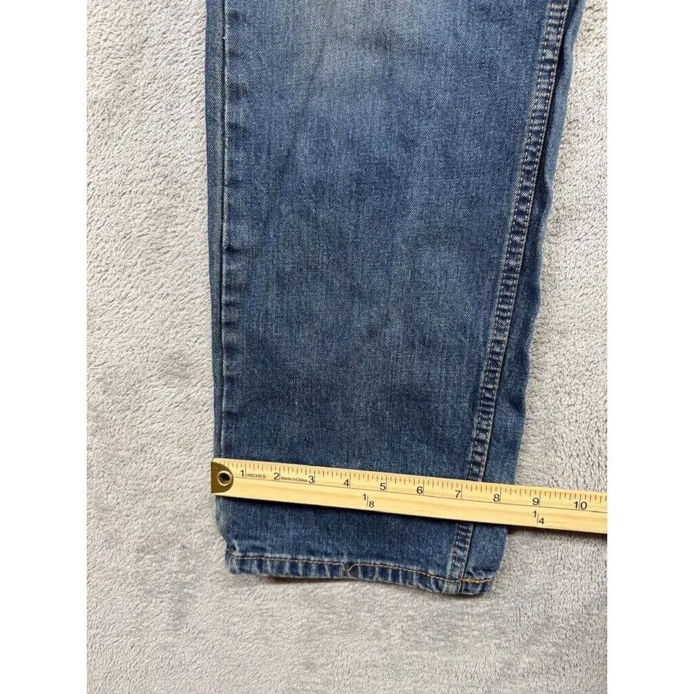 Levi's 505 Regular Fit Jeans Mens Blue Measured 36x31 Casual Denim‎